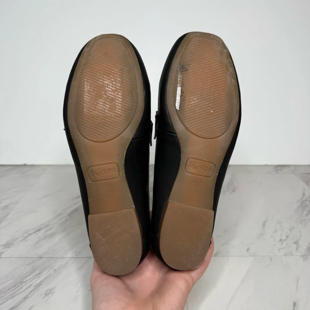 Korks Posie Black Penny Loafer 6M
